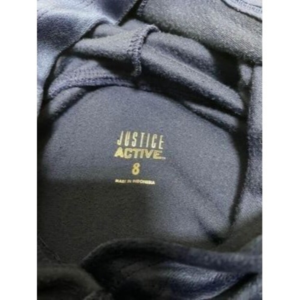 Justice Brand, Girl’s/Kid’s Activewear Sz8 Hooded Sweatshirt Sportswear Clothing - Picture 5 of 9